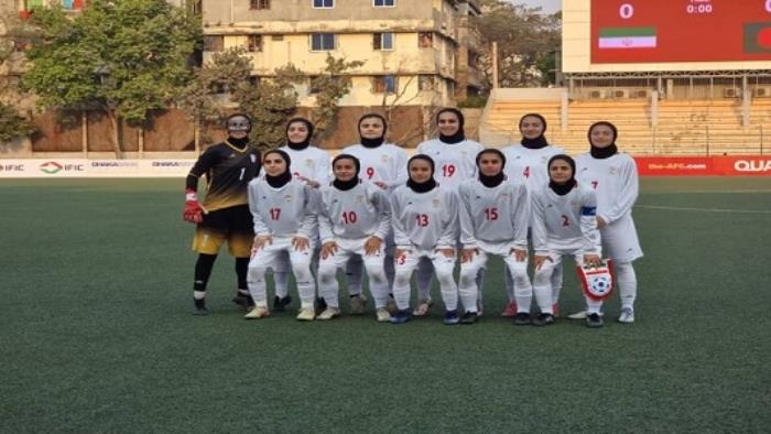 شکست دختران فوتبالیست ایران